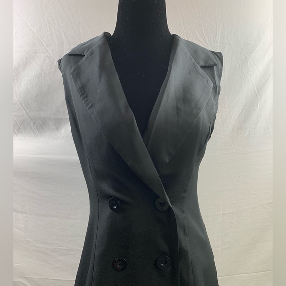 Double Breasted Sleeveless Blazer Dress - Picture 6 of 7